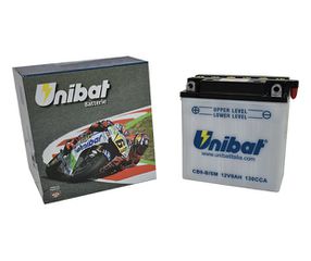 Μπαταρία UNIBAT CB9-B-SM  (YB9-B)  +- με Υγρά CCA130