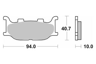 Τακάκια SBS 691HS FA199 FR