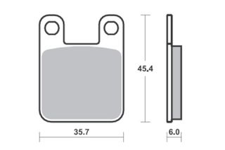 Τακάκια SBS 111HM SFA169