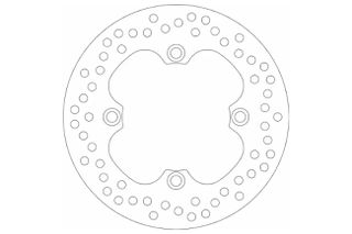 Δισκόπλακα SBS/5005 220X105X5,0X4X10,5  Πισ. CBR600RR'09-16,CBR1000RR