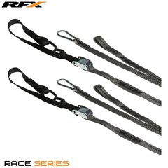 ΙΜΑΝΤΕΣ ΔΕΣΙΜΑΤΟΣ RFX Race Series 1.0 Tie Downs (Grey/Black) with extra loop & carabiner clip 