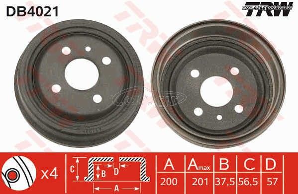 Ρουλεμάν τροχού TRW DB4021