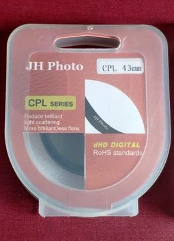 JH Photo CPL Filter 43mm, φίλτρο πόλωσης για φωτογράφηση χωρίς αντανακλάσεις