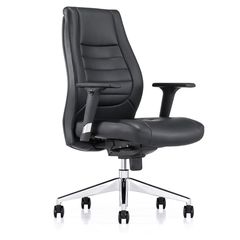 VERO OFFICE Chair MELITI Black Medium Back (OCF1802BKM0)