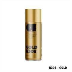 Διακοσμιτικό σπρέι Premium Acrylic Paint Cosmos lac 400ml - RAL 308 GOLD