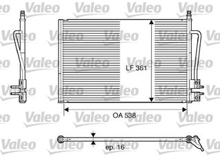 Συμπυκνωτής AC VALEO 817664