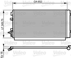 Συμπυκνωτής AC VALEO 814187