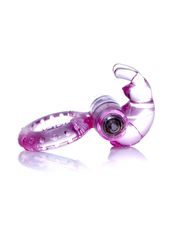 Rabbit Vibro CockRing Pink-thumb-4