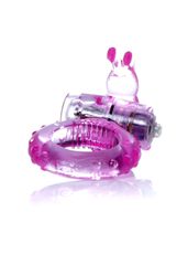 Rabbit Vibro CockRing Pink-thumb-3