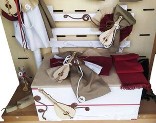 Σετ Πακέτο Βάπτισης Αγόρι - Κρητικός MARK869 BEIGE
