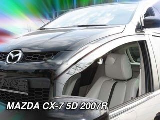 Heko Ανεμοθραύστες Mazda CX-7 5D 2006-2012 Φιμέ Πλαστικό Σετ 2τμχ