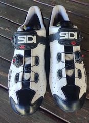 Παπούτσια- bike shoes Sidi wire carbon Vernice white black iride