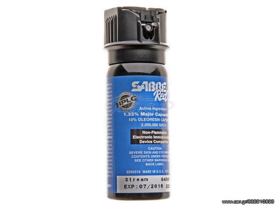 Pepper Spray Red Αφρού 52H2O10 MK3 54ml της Sabre 