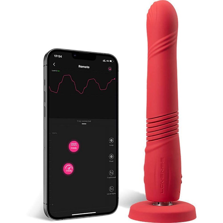 LOVENSE -APP CONTROLLED GRAVITY THRUSTING DILDO