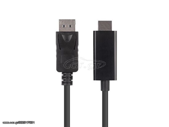 Lanberg CA-DPHD-11CC-0030-BK cable gender changer DisplayPort HDMI Black