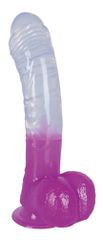 You2Toys Jelly Ready Mate Dildo με Βεντούζα Purple/Clear 17cm