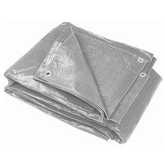 Bormann Lite BTR2200 Αδιάβροχος Μουσαμάς 120gr/m² 4x6m Ελαφρού Τύπου Γκρι