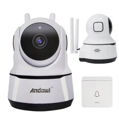 Andowl Q-A275 Panoramic Smart Camera HD 5.0MP Wifi & Mobile Connection - ANDOWL