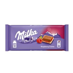 ΣΟΚΟΛΑΤΑ MILKA RASBERRY CREAM 100gr