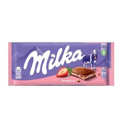 ΣΟΚΟΛΑΤΑ MILKA STRAWBERRY 100gr