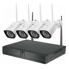 Πλήρες Σετ Ασύρματο Καταγραφικό CCTV με 4 Κάμερες WiFi Kit
