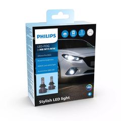 PHILIPS H8/H11/H16 FOG Ultinon Pro3022 LED 6000K 12/24V 11366U3022X2 2τμχ