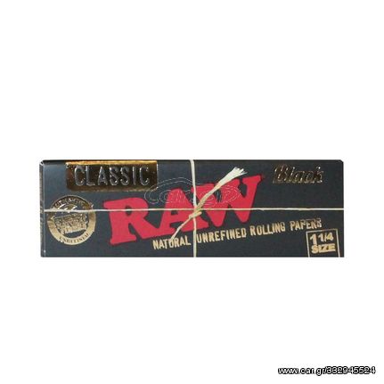 ΤΣΙΓΑΡΟΧΑΡΤΟ RAW BLACK CLASSIC 1, 1/4 50 ΦΥΛΛΩΝ