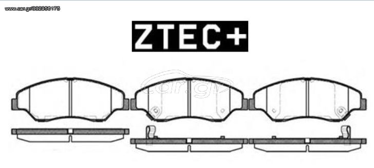 ZTEC+ Σετ τακάκια KIA Sportage I (K00, JA) - Retona (CE)