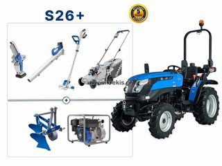 Δενδροκομικά Τρακτέρ Solis 2026 SOLIS S26+,  31 HP, 4WD, 1318cc, με πλευρικό μοχλό ταχυτήτων