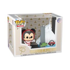 Funko Pop! Town: Walt Disney World 50 - Space Mountain and Mickey Mouse (Amazon Exclusive) #28 Vinyl Figures