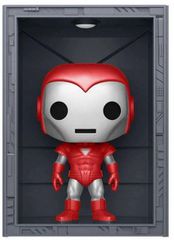 Funko Pop! Deluxe: Marvel Hall of Armor: Iron Man Model 8 Silver Centurion (Mettalic) (PX Previews Exclusive) #1038 Bobble-Head Vinyl Figure