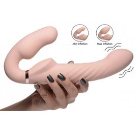 Swirl Vibrating Strapless Strap-On - Strap-U