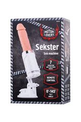 Sex machine Sekster, MotorLovers, ABS, White, 29 cm