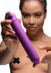 XL Vibrating Bullet Rechargeable - Purple - XR Brands