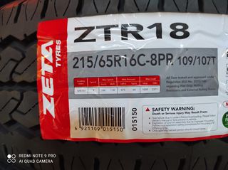 215/65/R16C (8-ΛΙΝΑ) 4 ΕΛΑΣΤΙΚΑ ΚΑΙΝΟΥΡΓΙΑ ZETA ΕΝΙΣΧΥΜΕΝΑ...............ΕΤΟΣ ΠΑΡΑΓΩΓΗΣ 2025 215/65/R16C.........ΜΕ ΦΠΑ-thumb-2