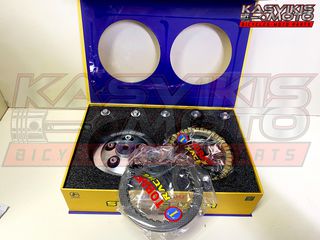 ΚΑΜΠΑΝΑ SUPER CLUTCH RACING YAMAHA CRYPTON-X135 TOBAKI (ΚΑΜΠΑΝΑ / ΕΛΑΤΗΡΙΑ / ΔΙΣΚΟΙ / ΜΕΤΑΛΛΙΚΑ ) ΚΟΜΠΛΕ