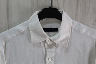 Ανδρικο Λινο πουκαμισο Μanetti και Λινο παντελονι Zara.