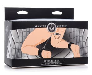 Hells Tether Ball Stretcher With Ankle Cuffs - Master Series-thumb-3