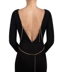 Chiara Golden Body Harness-thumb-1