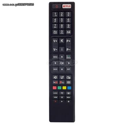 VESTEL / HITACHI / F&U; REMOTE CONTROL NETFLIX & YOUTUBE 17481