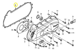 Φλάντζα Καπακιού Φυγοκεντρικού Honda NSC.110 Vision 11395KVY901