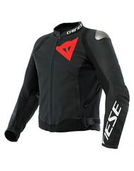 Dainese Sportiva Leather Jacket Perf. Black-Matt/Black-Matt/Black-Matt