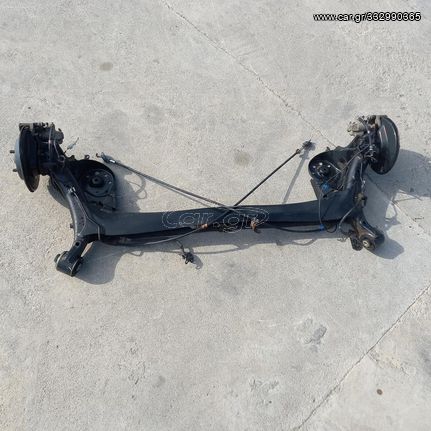 HONDA JAZZ 2008-15 AΞΟΝΑΣ ΠΙΣΩ ΜΕ ΔΙΣΚΟΦΡΕΝΑ-ΝΤΙΖΕΣ ΧΕΙΡΟΦΡΕΝΟΥ