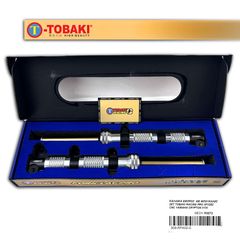 ΚΑΛΑΜΙΑ ΕΜΠΡΟΣ  ΜΕ ΜΠΟΥΚΑΛΕΣ ΣΕΤ TOBAKI RACING PRO ΓΙΑ ΧΑΜΗΛΩΜΑ (-4CM) ΧΡΥΣΕΣ CNC YAMAHA CRYPTON X135