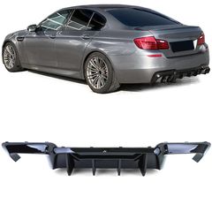 Performance Επιδόσεις Πίσω πίσω διαχύτης υψηλής απόδοσης γυαλιστερό διπλής όψης ταιριάζει σε BMW Σειρά 5 F10 F11 550i M550d