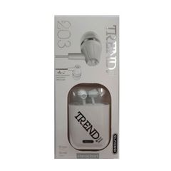 ELMCOEI ΑΚΟΥΣΤΙΚΑ EARPHONES EV-203 WHITE