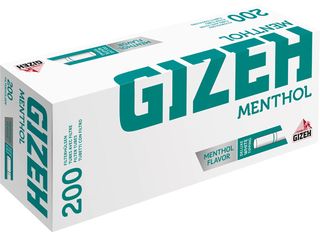 GIZEH Άδεια Τσιγάρα Menthol - Μέντα - 200τεμ.