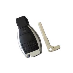 Κέλυφος κλειδιού Mercedes Χρώμιο με 3 κουμπιά