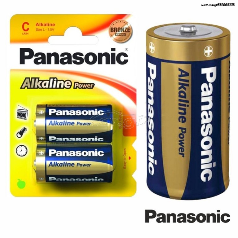 ΜΠΑΤΑΡΙΑ PANASONIC C (LR 14) 2 ΤΕΜ