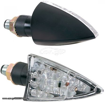 ΛΥΡΗΣ LAMPA ΦΛΑΣ ΜΟΤΟ SPIKE LED, 9008.6-LM